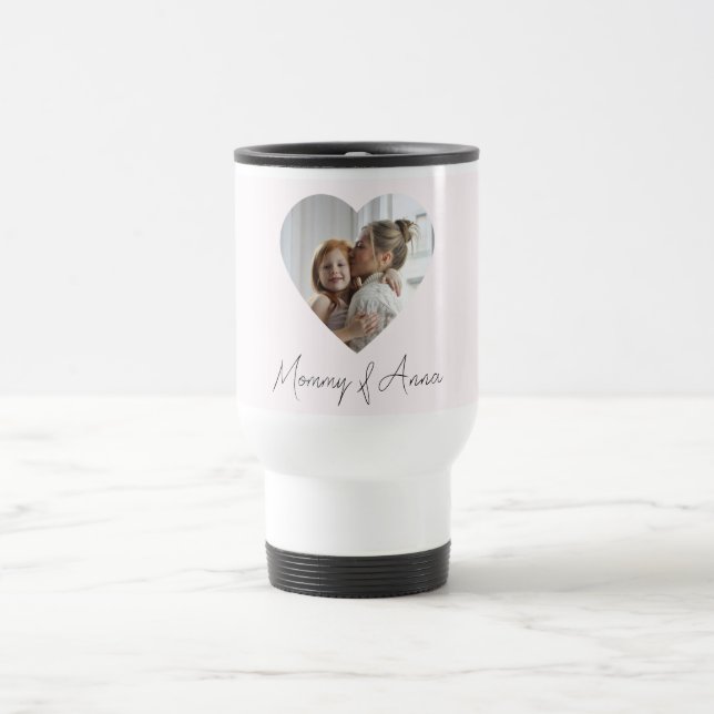 De Voyage Custom Name & Photo | Personalized Travel Mug Gift (Centre)