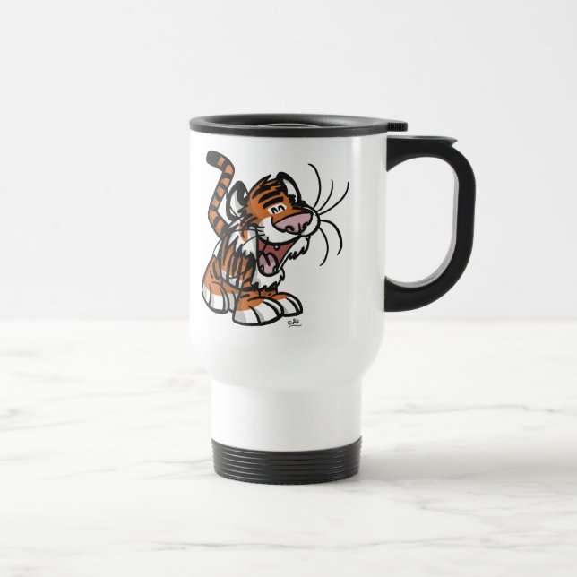 De Voyage Cute Little Cartoon Tiger Commuter Mug (Droite)