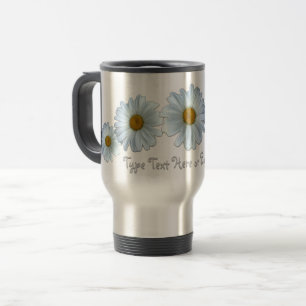 De Voyage Daisy Travel Mug Daisies personnalisées Tumblers
