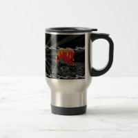 Flaming Love Biker Mug