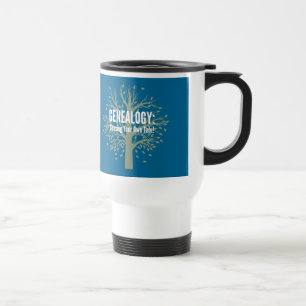 De Voyage Généalogie Tourisme Mug (bleu)