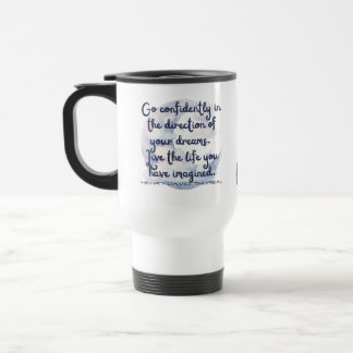De Voyage Go confidently travel mug