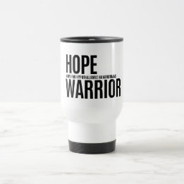 De Voyage Hope Warrior - Travel Mug (Blanc)