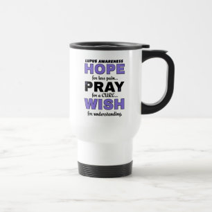 De Voyage J'Espère Prière Souhaite...Lupus Travel Mug