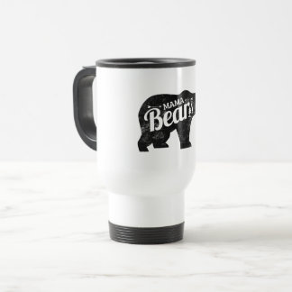 De Voyage Maman Bear Coffee Travel Mug