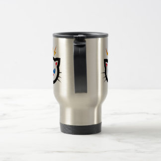 De Voyage marque kitty face coffee mug indiebuzzrocks