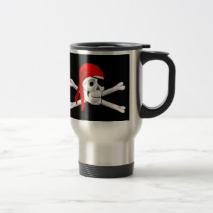 De Voyage Méfiez-vous des Pirates Travel Mug