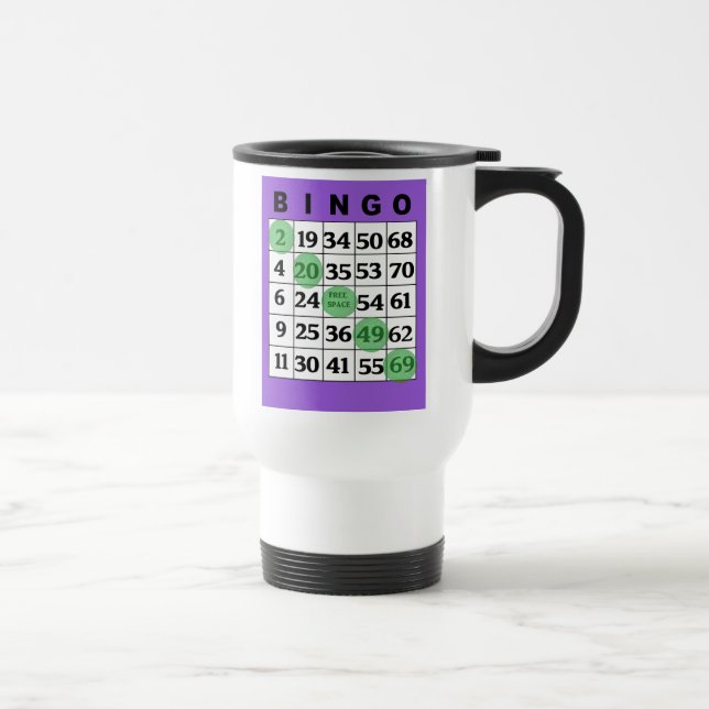 De Voyage Mon Lucky BINGO Café Mug (Droite)