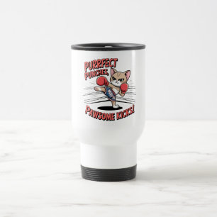 De Voyage Muay Thai Boxe mignonne Anime Chat Mug