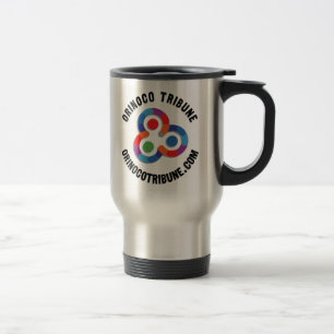 De Voyage Mug avec logo arrondi (nom + url)