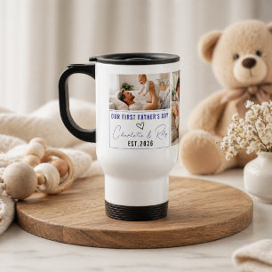 De Voyage Mug avec photo personnalisée – Notre premier jour 