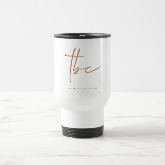 De Voyage Mug blanc avec marque TBC