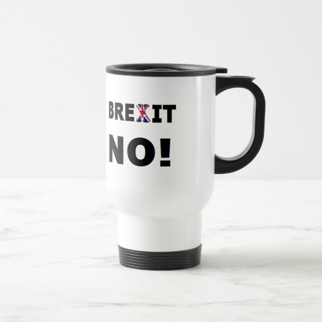 De Voyage Mug Brexit Non (Droite)