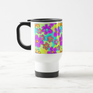 De Voyage Mug coloré Retro Daisy