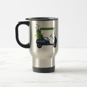 De Voyage Mug Commuter Personnalisé Marine & Green Golf
