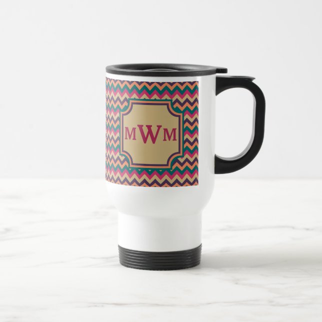 De Voyage Mug Tropical Zigzag (Droite)