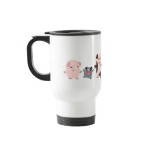 Oinky mug 2 : le joyeux groupe Commuter Mug