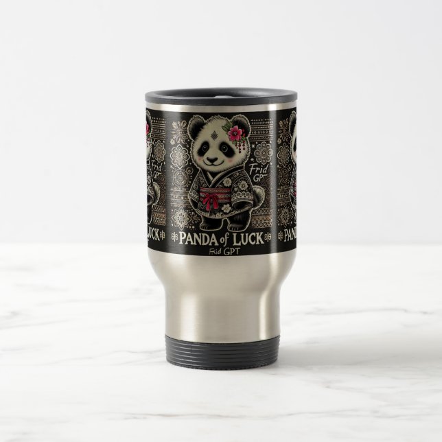 De Voyage Panda of Luck Travel Mug 35 (Centre)