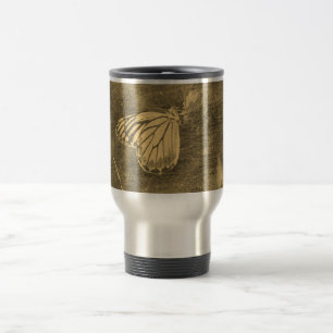De Voyage Papillon vintage sur la fleur #2 - Mug