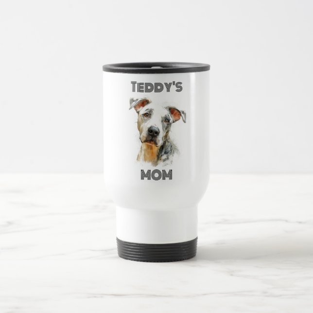 De Voyage Personalized Dog Mom Travel Mug | Custom Gift (Centre)