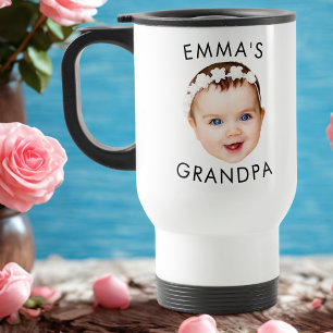 De Voyage Photo personnalisée Face Mug Maman Grand-mère Gran