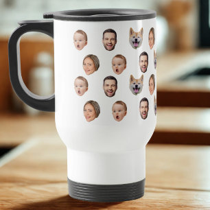 De Voyage Photo Personnalisée Famille Mug, 4 Photos Mug