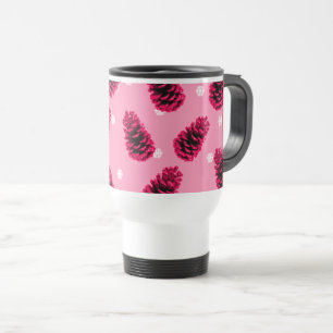 De Voyage Pine rose cônes café Mug