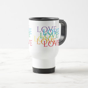 De Voyage RAINBOUR LOVE Travel Mug