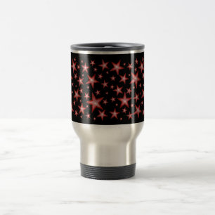De Voyage Red Stars voyage/banlieue mug noir