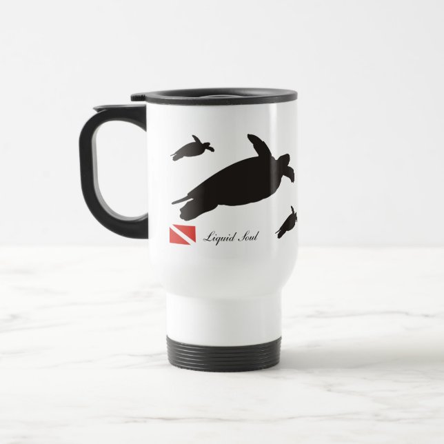 De Voyage Sea Turtle - Travel Mug (Gauche)