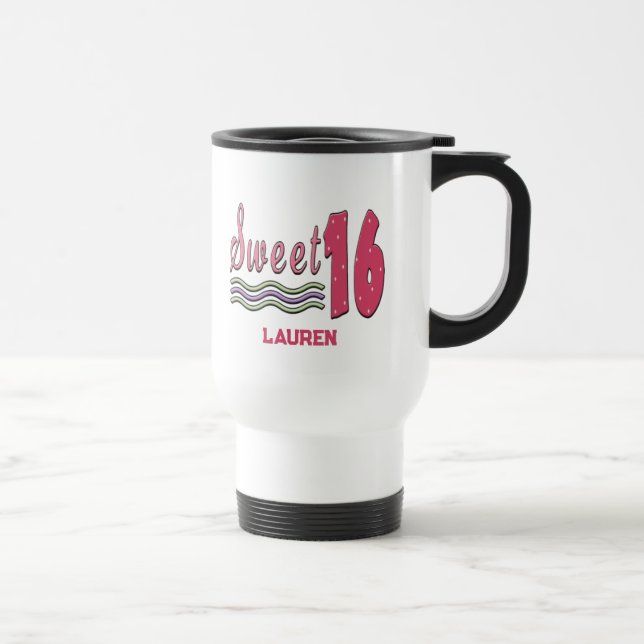 De Voyage Sweet 16 Travel Mug (Droite)