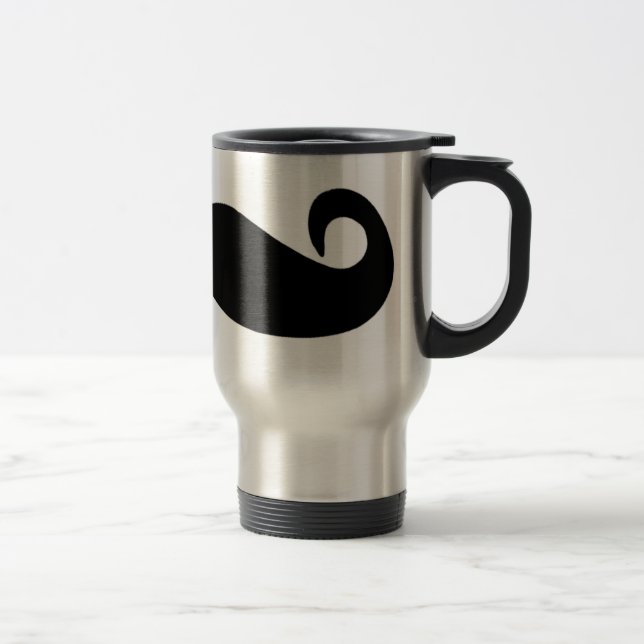 De Voyage Thermal Moustache Mug (Droit)