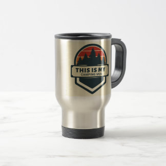 De Voyage Travel Thermal C'est mon Camping Mug