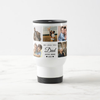 De Voyage "We Love You Dad" Photo Travel Mug