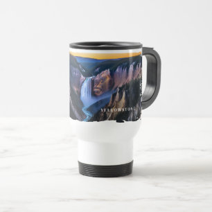 De Voyage Yellowstone Falls Travel Mug