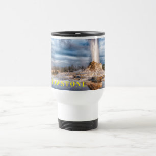 De Voyage Yellowstone Geyser Travel Mug