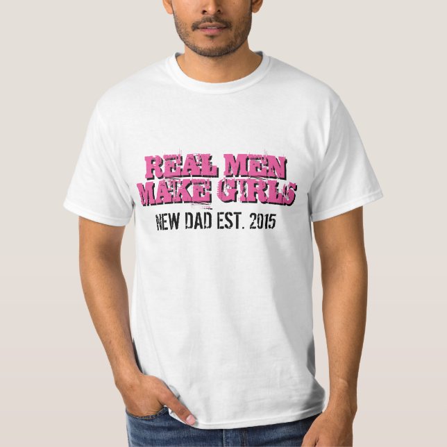 De vrais hommes confectionnent des t-shirts pour l (Devant)