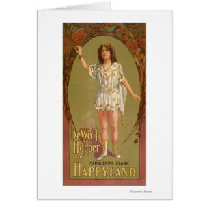 De Wolf Hopper im Happyland Theater-Plakat
