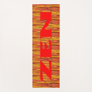 De Yoga Tapis d'exercice en fil rouge zen
