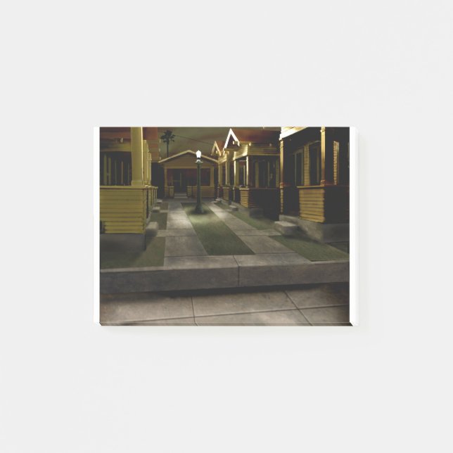 DEA01 Bungalows.tif Post-it Klebezettel (Vorderseite)