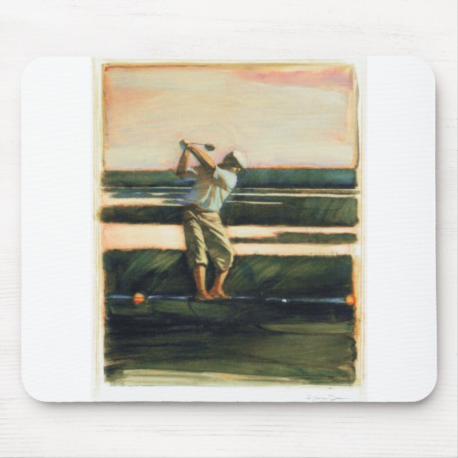 DEA24 Golfer.tif Mousepad (Vorne)