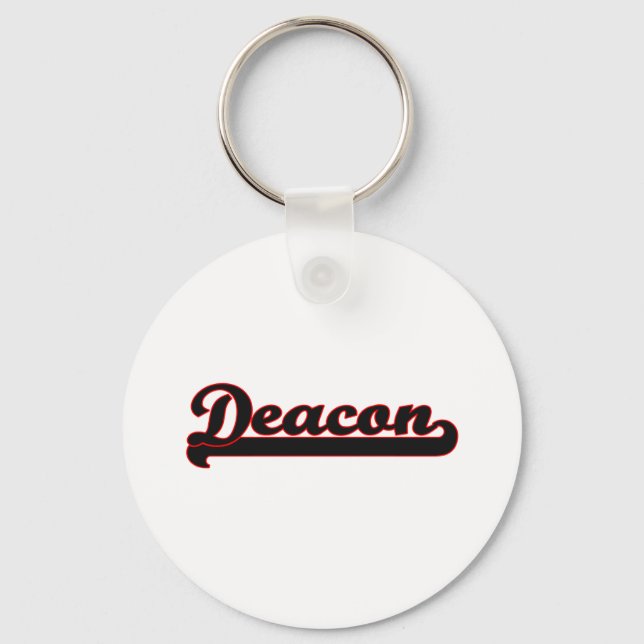 Deacon Classic Job Design Schlüsselanhänger (Vorderseite)