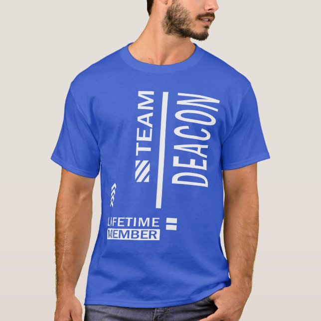 Deacon Personalisiert Name Geburtstagsgeschenk T-Shirt (Vorderseite)