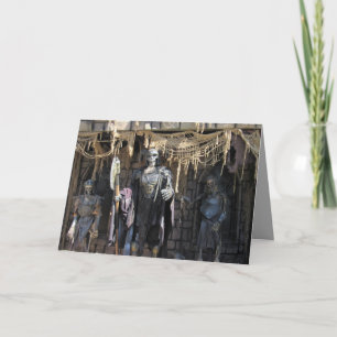 Dead Castle Guards Carte de voeux Halloween