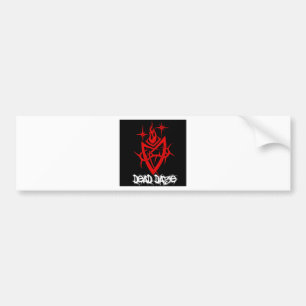 Dead Daze Tribal Heart Autoaufkleber