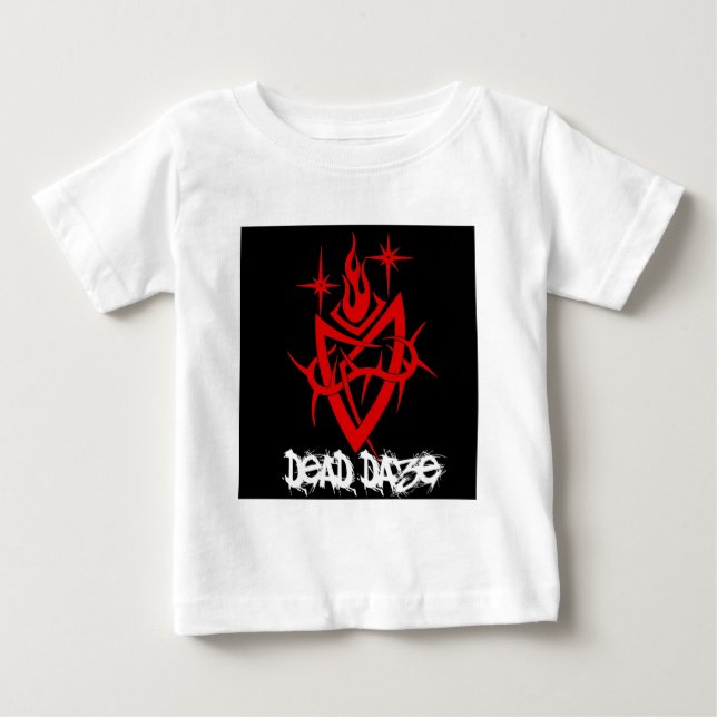 Dead Daze Tribal Heart Baby T-shirt (Vorderseite)