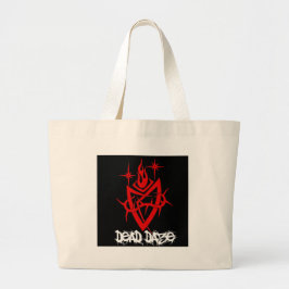 Dead Daze Tribal Heart Jumbo Stoffbeutel