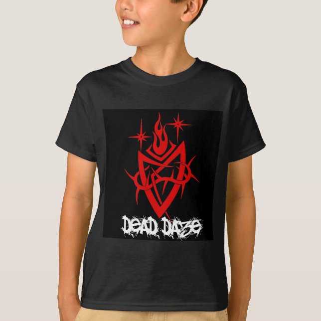Dead Daze Tribal Heart T-Shirt (Vorderseite)