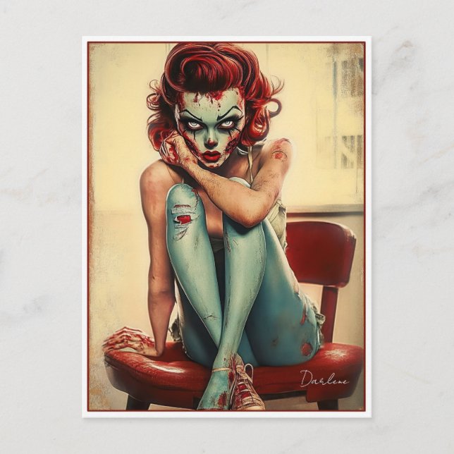 Dead, Dreamy, and Dangerously Darling: Darlene Postkarte (Vorderseite)