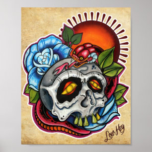 Dead Eyes Print Poster